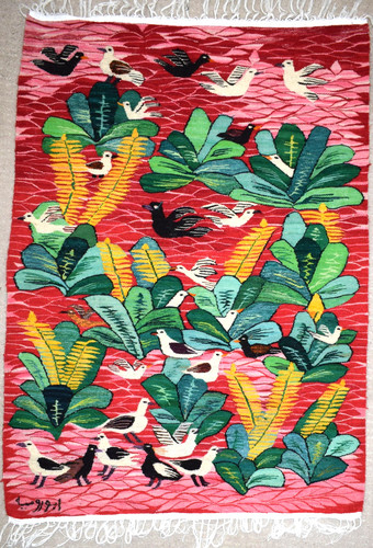 Tapisserie tissée à la main