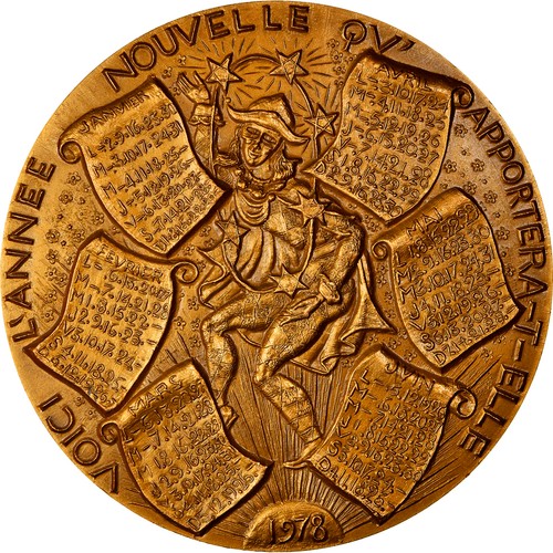France médaille calendrier - médaille,,