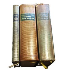 Lot de 3 vol. de La Pléiade/Camus-Tolstoï-Laclos. 1932-1962
