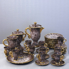 Marius Giuge à Vallauris service à petit déjeuner 40 pièces France 1950s