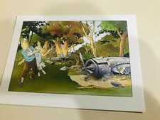Carte postale 15x10 tintin - carte,