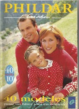 LIVRE CATALOGUE TRICOT FEMME HOMME ENFANTS PHILDAR  N°296