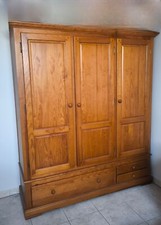 Grande armoire art déco, meuble penderie chambre à coucher, rangement