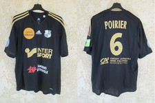Maillot ASC AMIENS 2013 porté POIRIER n°6 ADIDAS match worn shirt National L