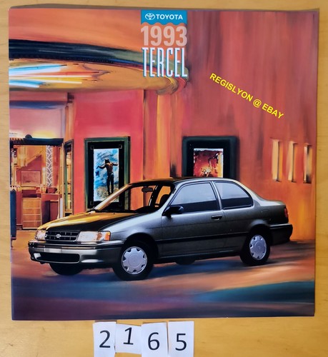Toyota tercel prospectus - prospectus, usa