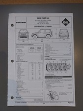 Santana Suzuki Vitara 1.6 I Injection Essence Fiche Technique Regla tech 1993