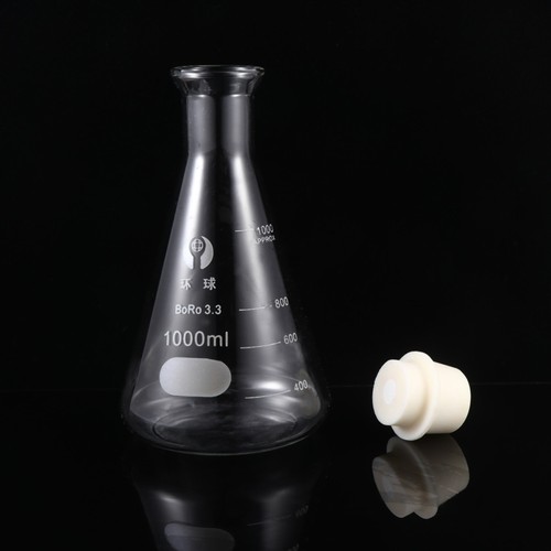 Fiole conique pour chimie - fiole,