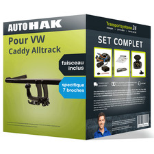 Attelage pour VW Caddy Alltrack 15- Amovible Auto Hak + Faisceau sp. 7 broches