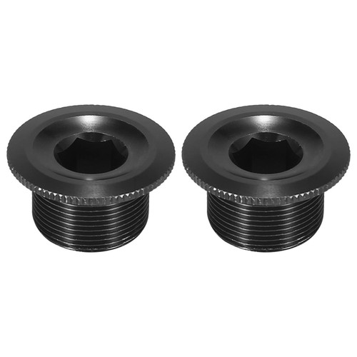 2pcs noir vélo manivelle - 2pcs,