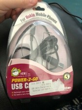 Siig Power-2-Go USB Cable Charger For Nokia Phones New!