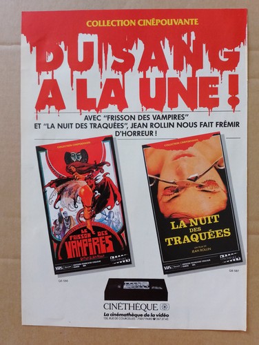 Vhs trade le frisson des - le,