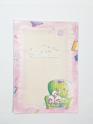 Ancien bloc carnet feuilles - bloc,