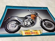 Aprilia 650 moto 65 Starck 1996 fiche carte moto passion collection Atlas