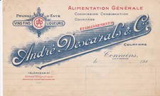 TONNEINS ANDRE DESCAZALS ALIMENTATION GENERALE COURTAGE VINS FINS LIQUEURS