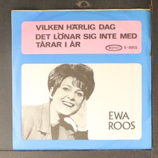 EWA ROOS: vilken harlig dag