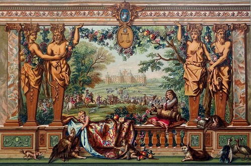 Tapisserie château de - chÂteau,