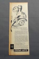 PUB PUBLICITE ANCIENNE ADVERT CLIPPING 040617 / MONTRE ETERNA MATIC EST UNIQUE 