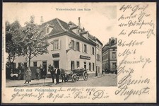 CPA Weissenburg, Gasthof Weinwirtschaft zum Salm 1906 