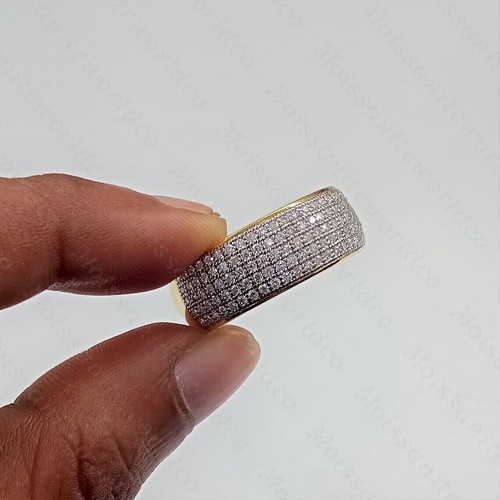 Bague homme ronde - , jaune