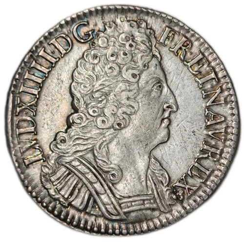 Louis xiv écu aux - aux, 3