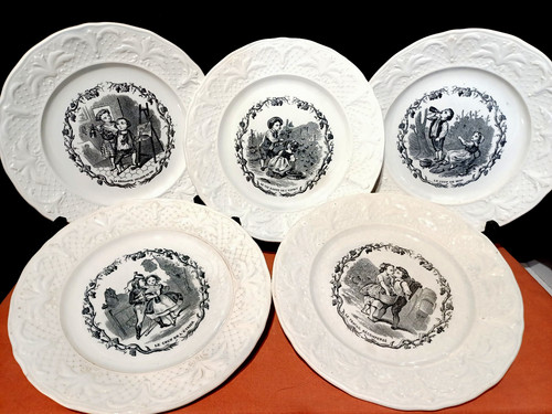 Lot assiettes dessert à - lot,