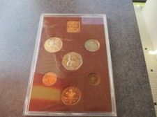  Set 6 pièces 1/2 penny à 50 new pence -BU- Elizabeth R 1974. 