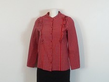 ? Chemise/ Blouse 100% Coton Rouge à Manches Longue- Taille 1- La Petite Etoile
