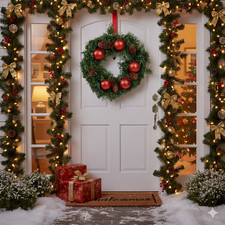 Couronne de Noël décorative