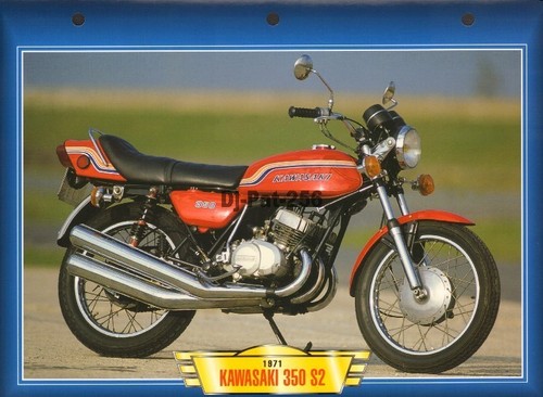 Fiche moto kawasaki - moto, 350