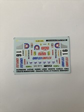 DECALS 1/43 TALBOT SUNBEAM