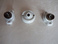 Lot de 3 Appliques Porcelaine