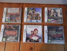 Lot 6 jeux DS : enquètes policières / investigations / aventures
