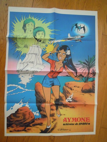 Poster spirou aymone héroîne - poster,