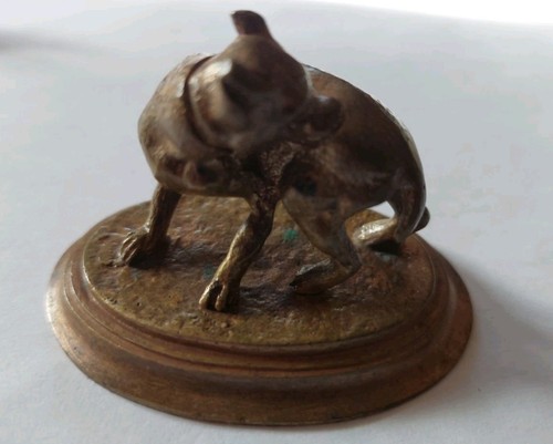 Petit bronze vienne chien - petit,