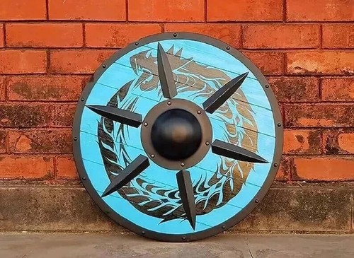 Armure bouclier rond - armure, fait
