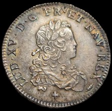 1/3 D'écu De France 1721 X