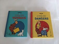 tintin le petit livre des dangers et le petit livres des voyages	TBE