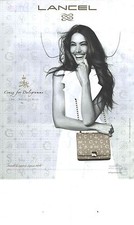 PUBLICITE ADVERTISING 2011  LANCEL crazy sac  pour Gaia par Dali