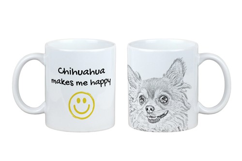 Chihuahua poil long tasse - poil,
