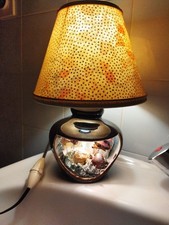 Ancien Pied Lampe Et  veilleuse de Style Vallauris Ou Monaco 1970