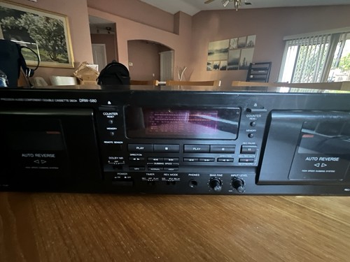 Denon drw 580 double cassette - double,