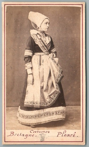 Cdv 1870 ploaré - 1870, femme