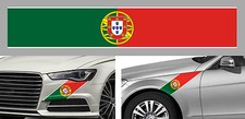 BANDE DRAPEAU PORTUGAL 55cmX10cm AUTOCOLLANT STICKER AUTO BA220