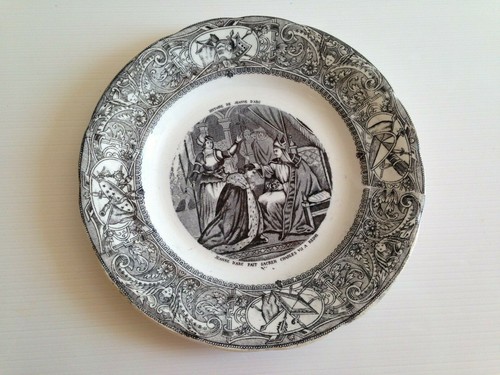 Ancienne assiette parlante - , /