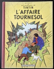 Tintin. L'Affaire Tournesol. Dos B19.  Edition originale française. 1956