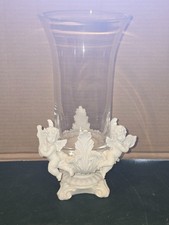 VASE SUPPORT ANGES EN RESINE