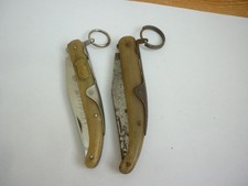 2 anciens couteaux Corse de poche et pliant Vendetta / manche en corne