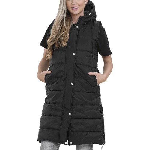 Gilet long zip oversize - long,