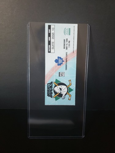 1996 mighty ducks suite ticket - 1996,
