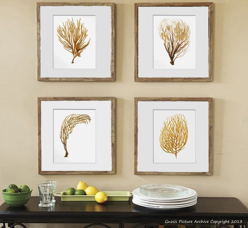 Beach wall art set - beach,